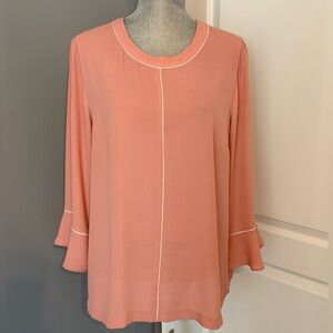 Banana Republic Dusty Rose 3/4 Sleeve Blouse, sz XL